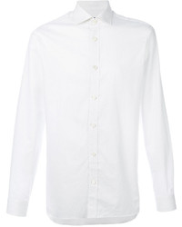 weißes bedrucktes Hemd von Z Zegna