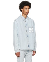 weißes bedrucktes Jeanshemd von Off-White