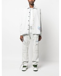 weißes bedrucktes Jeanshemd von Off-White