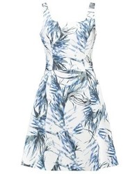 weißes bedrucktes Kleid von Hugo Boss