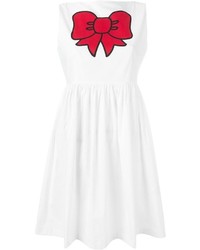 weißes bedrucktes Kleid von Love Moschino
