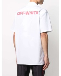 weißes bedrucktes Kurzarmhemd von Off-White