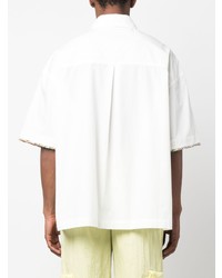 weißes bedrucktes Kurzarmhemd von Bonsai