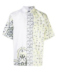 weißes bedrucktes Kurzarmhemd von Levi's Made & Crafted