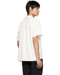 weißes bedrucktes Kurzarmhemd von Li-Ning