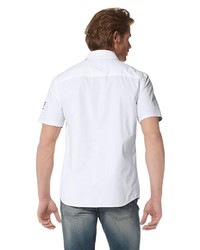weißes bedrucktes Kurzarmhemd von RHODE ISLAND