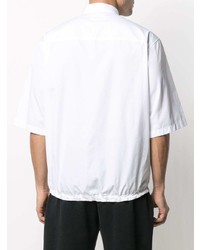 weißes bedrucktes Kurzarmhemd von DSQUARED2