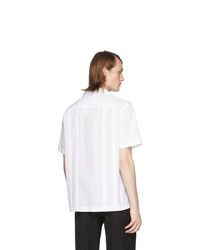 weißes bedrucktes Kurzarmhemd von Marni