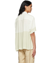 weißes bedrucktes Kurzarmhemd von Jacquemus