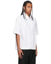 weißes bedrucktes Kurzarmhemd von Givenchy