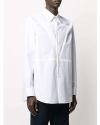 weißes bedrucktes Langarmhemd von Valentino
