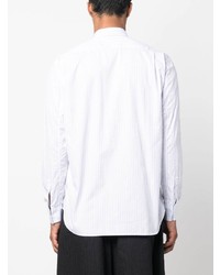 weißes bedrucktes Langarmhemd von Comme Des Garcons SHIRT