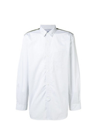 weißes bedrucktes Langarmhemd von Junya Watanabe MAN