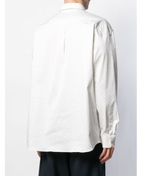 weißes bedrucktes Langarmhemd von Y/Project