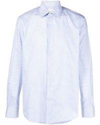weißes bedrucktes Langarmhemd von Paul Smith