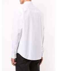 weißes bedrucktes Langarmhemd von CK Calvin Klein