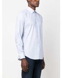 weißes bedrucktes Langarmhemd von Paul Smith