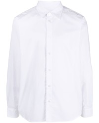 weißes bedrucktes Langarmhemd von VERSACE JEANS COUTURE