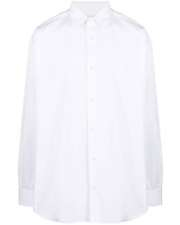 weißes bedrucktes Langarmhemd von Vetements