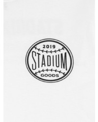 weißes bedrucktes Langarmshirt von Stadium Goods