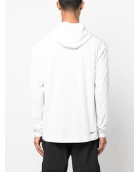 weißes bedrucktes Langarmshirt von Nike