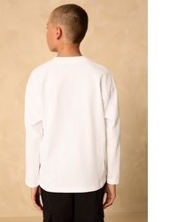 weißes bedrucktes Langarmshirt von next