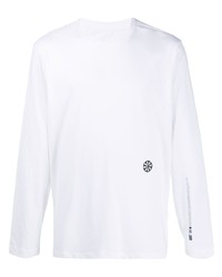 weißes bedrucktes Langarmshirt von Oamc
