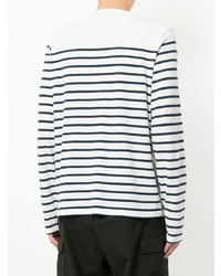 weißes bedrucktes Langarmshirt von JW Anderson