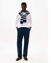 weißes bedrucktes Langarmshirt von Tommy Hilfiger