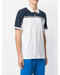 weißes bedrucktes Polohemd von Sergio Tacchini