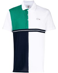 weißes bedrucktes Polohemd von Lacoste