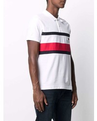 weißes bedrucktes Polohemd von Tommy Hilfiger