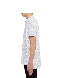 weißes bedrucktes Polohemd von Givenchy