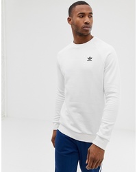 weißes bedrucktes Sweatshirt von adidas Originals