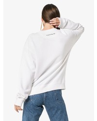 weißes bedrucktes Sweatshirt von Calvin Klein 205W39nyc