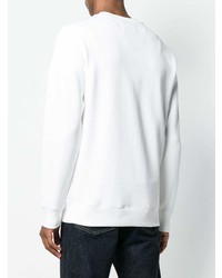 weißes bedrucktes Sweatshirt von Calvin Klein Jeans