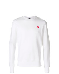 weißes bedrucktes Sweatshirt von Aspesi