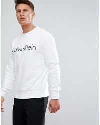 weißes bedrucktes Sweatshirt von Calvin Klein