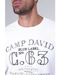 weißes bedrucktes Sweatshirt von Camp David