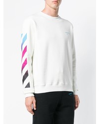 weißes bedrucktes Sweatshirt von Off-White