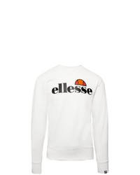 weißes bedrucktes Sweatshirt von Ellesse