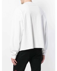 weißes bedrucktes Sweatshirt von Enfants Riches Deprimes