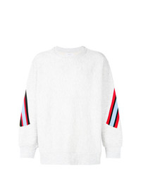 weißes bedrucktes Sweatshirt von Facetasm