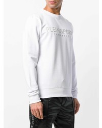 weißes bedrucktes Sweatshirt von Plein Sport