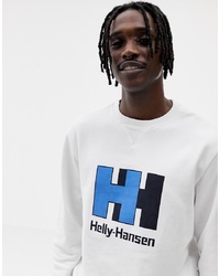 weißes bedrucktes Sweatshirt von Helly Hansen