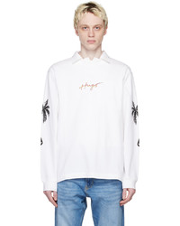 weißes bedrucktes Sweatshirt von Hugo