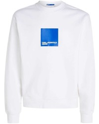 weißes bedrucktes Sweatshirt von KARL LAGERFELD JEANS