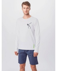 weißes bedrucktes Sweatshirt von Key Largo