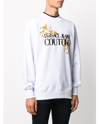 weißes bedrucktes Sweatshirt von VERSACE JEANS COUTURE