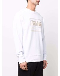 weißes bedrucktes Sweatshirt von VERSACE JEANS COUTURE